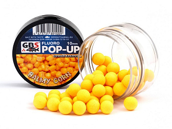 Бойлы плавающие GBS Baits   Balmy Corn 12мм 50 г (Кукуруза) 