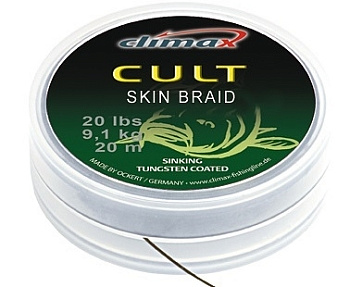 Повод. мат. в оболочке Climax CULT Skin Braid New  20м 30lb/ (Camo) 