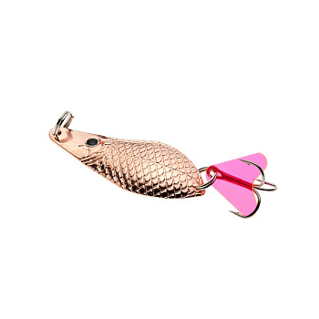 Колеблющаяся блесна EastShark Atom 68мм 21гр. color:002 латунь