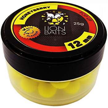 Бойлы плавающие Lion Baits   HoneyBerry 10мм 25 г (Мед-земляника) 