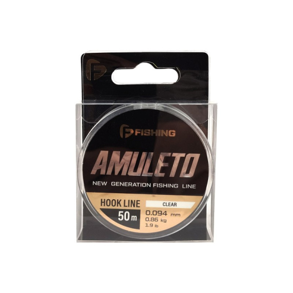 Леска F-fishing Amuleto  50м 0,86 кг0,094мм. 1