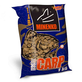 Пеллетс Minenko Master Carp Крупный карп 10мм 1 кг (Многосоставная)   Желтый